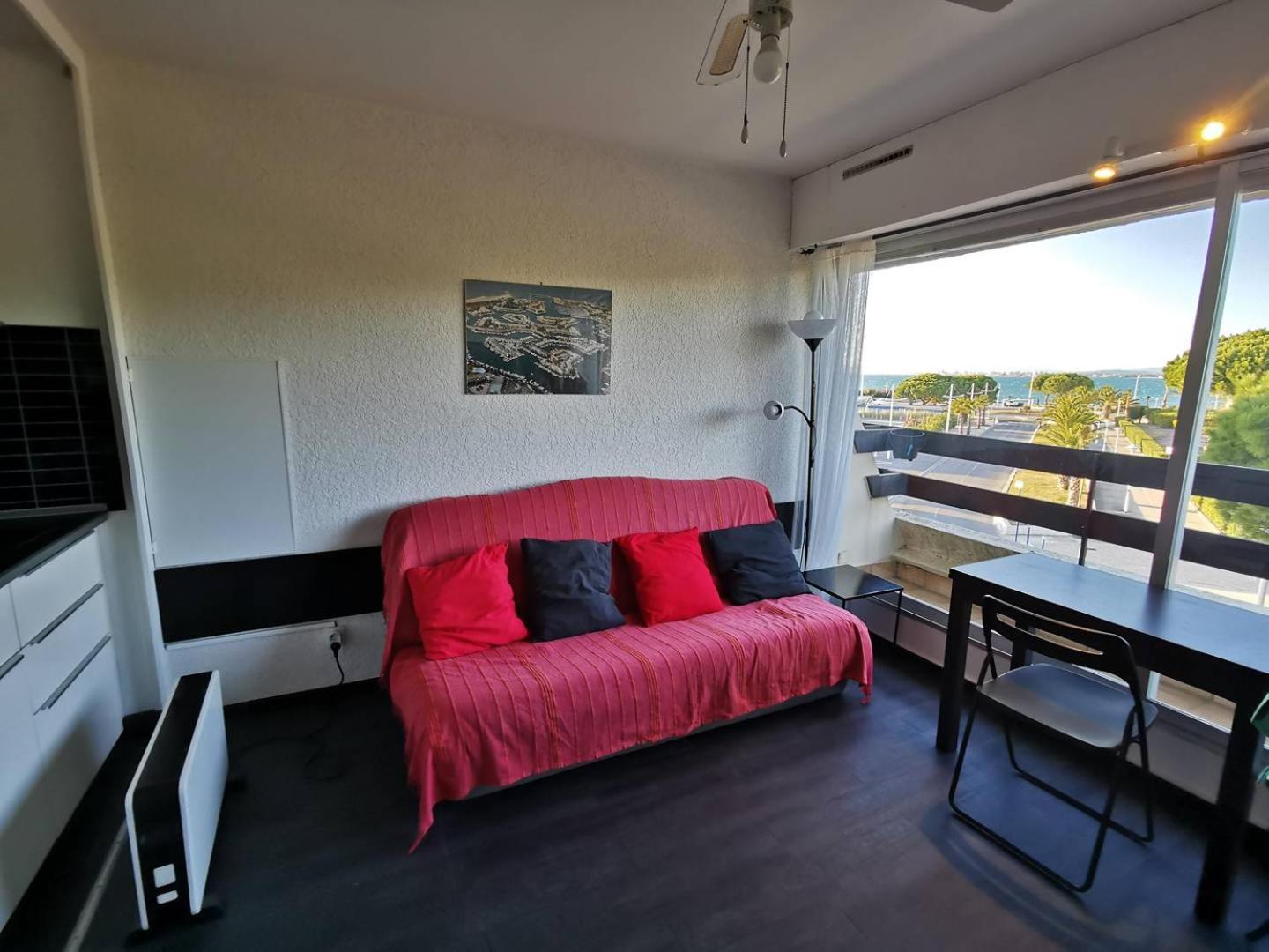 AS21549 - Studio lumineux vue mer avec piscine et parking commun Le Grau-du-Roi Extérieur photo